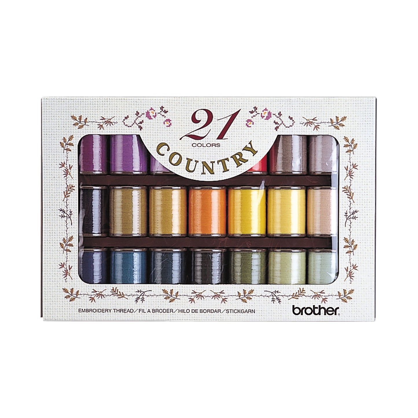 Matt broderitråd, á 21 rullar - Brother SKiTCH PP1