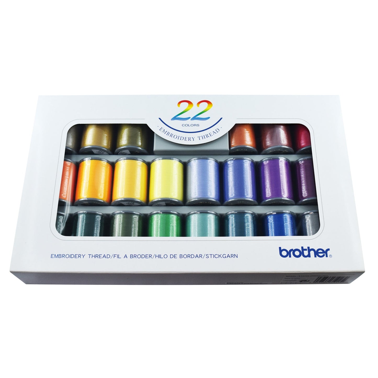 Brother SKiTCH PP1 satinfinish broderitråd á 22 rullar