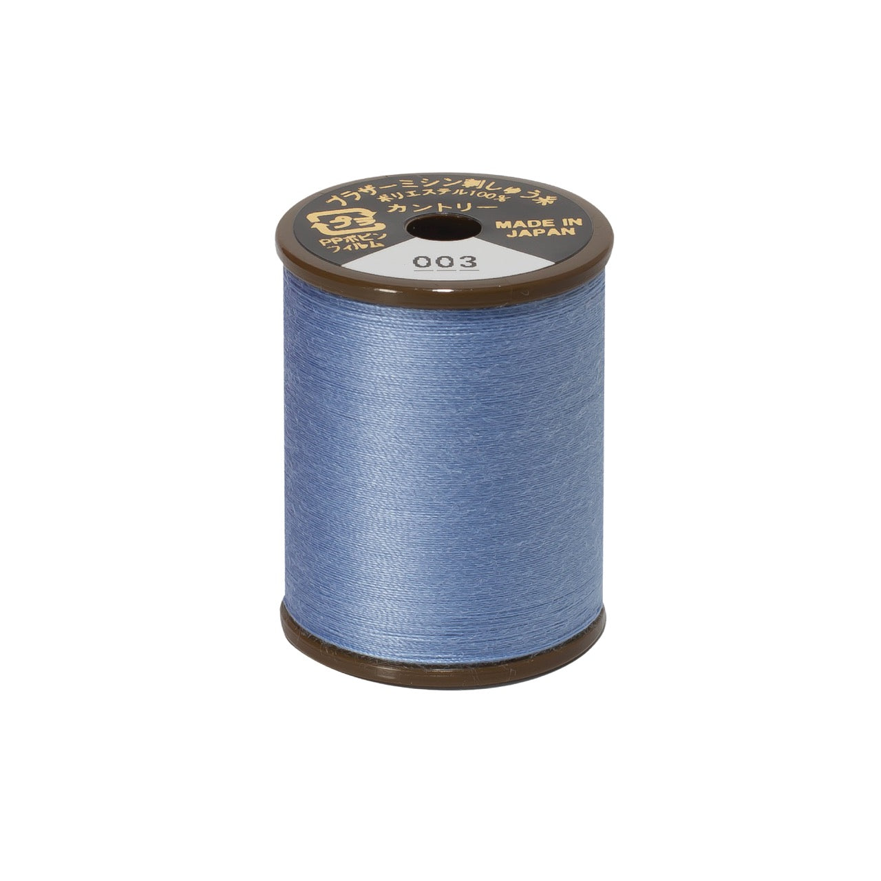 Brother mat-finish broderitråd - 003 Blå guldregn