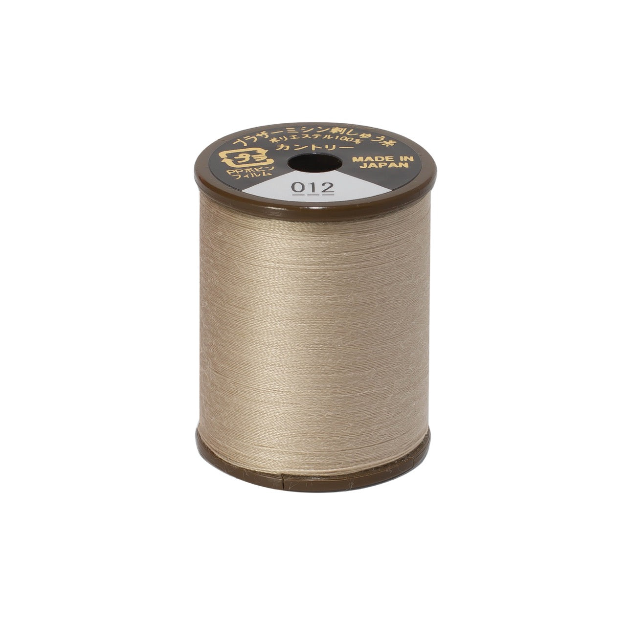 Brother mat-finish broderitråd - 012 Beige