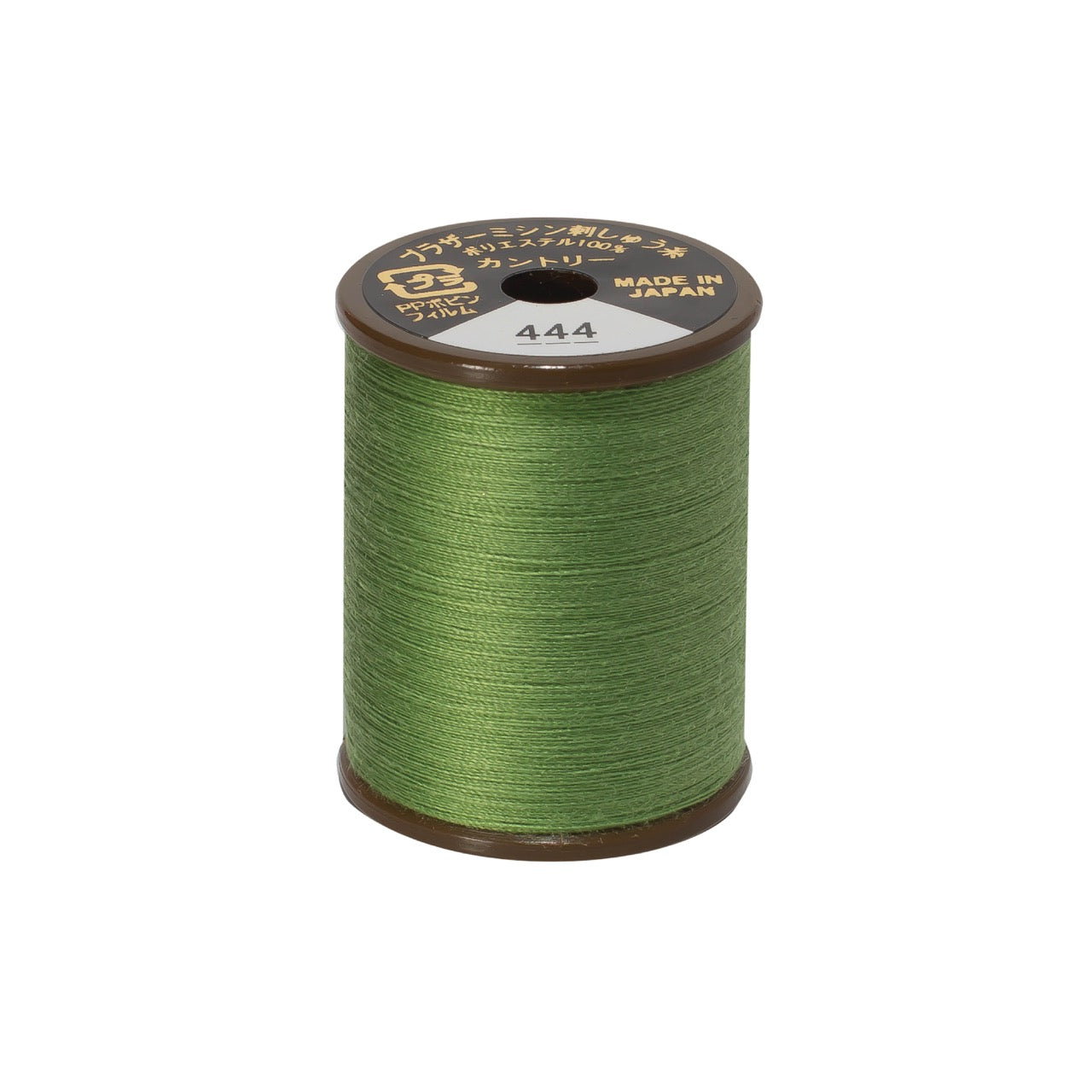 Brother mat-finish broderitråd - 444 Limegrøn