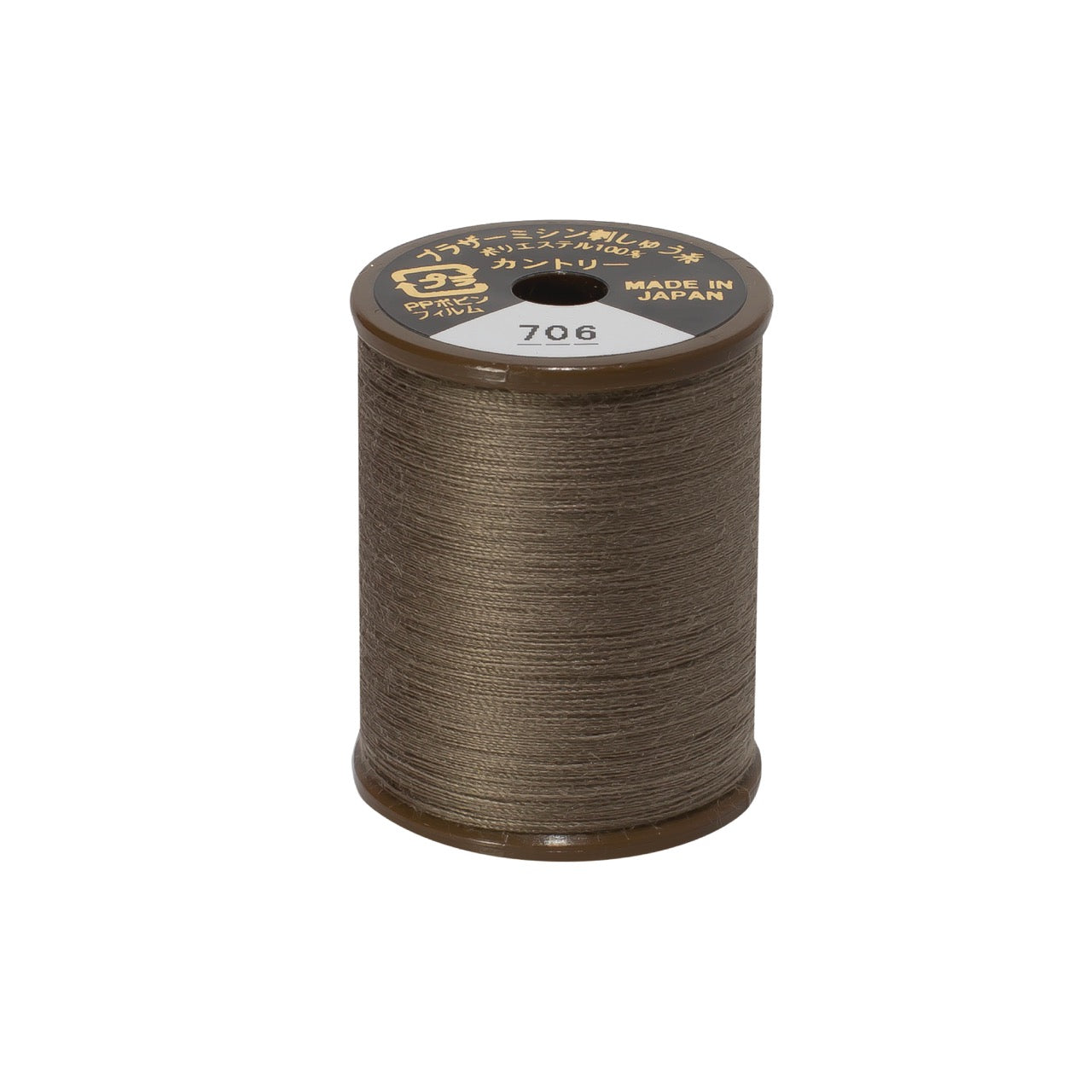 Brother mat-finish broderitråd - 706 Varm grå