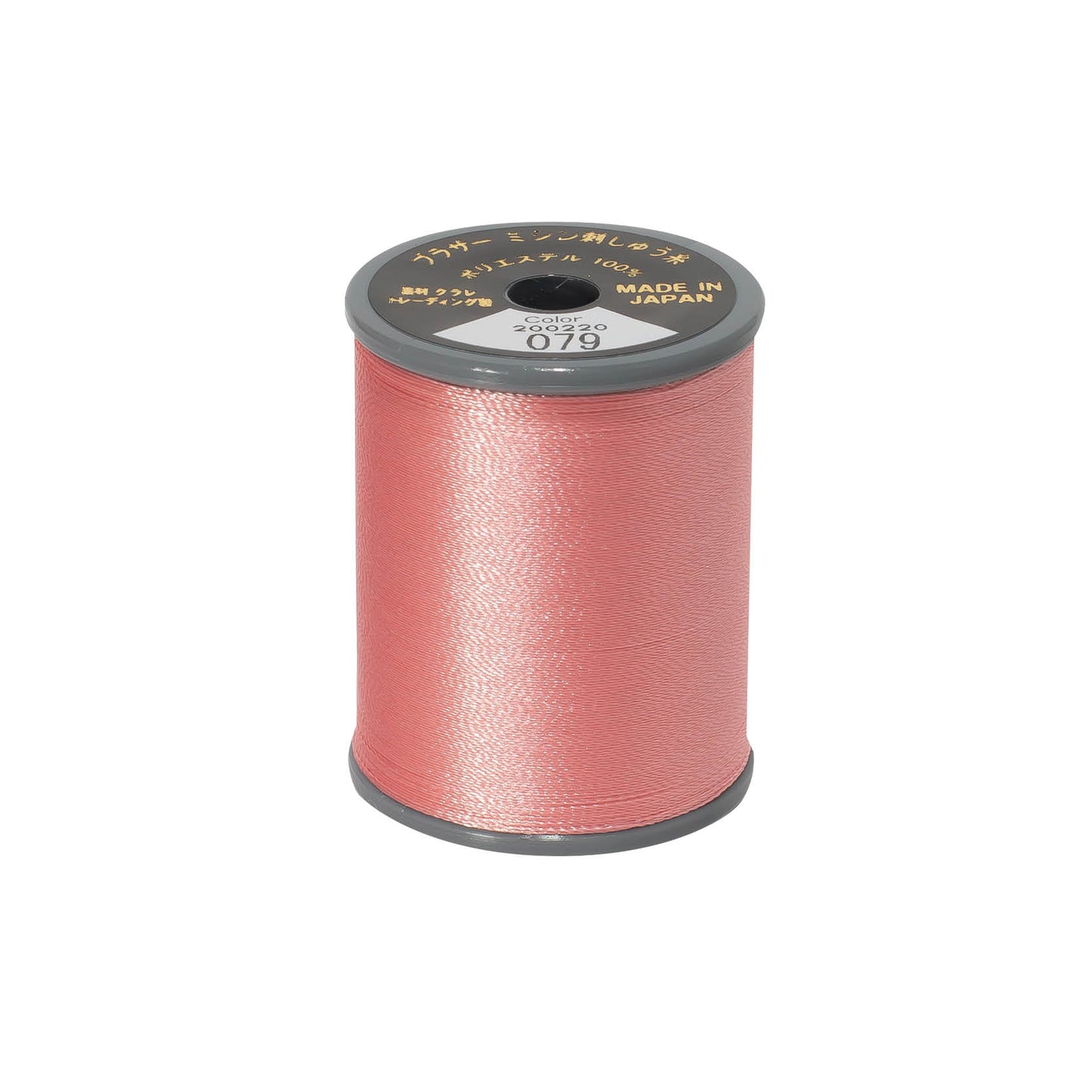 Brother satin-finish broderitråd –079 Gammelrosa