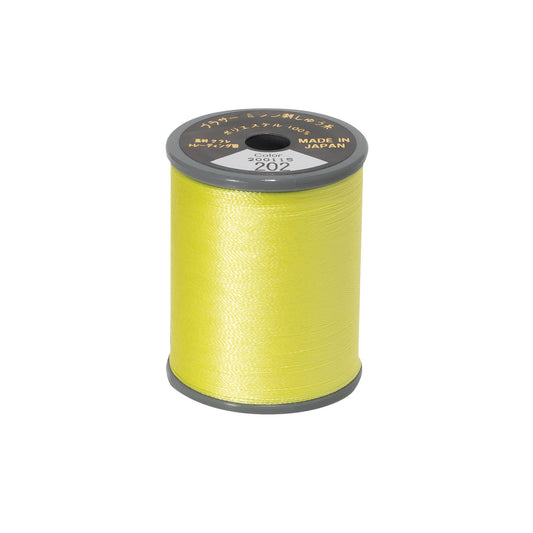 Brother satin-finish broderitråd – 202 Citrongul
