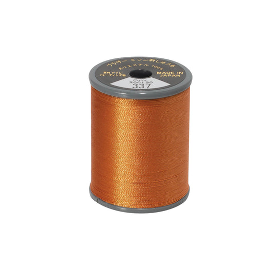 Brother satin-finish broderitråd – 337 Kobberfarvet
