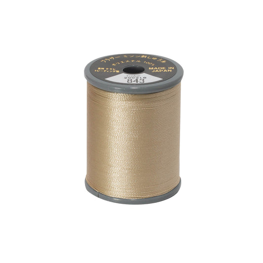 Brother satin-finish broderitråd – 843 Beige