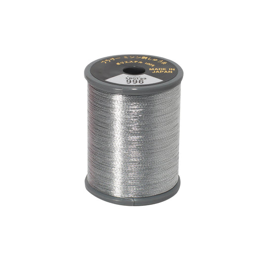 Brother metallic broderitråd – 996 Metallic Aluminium