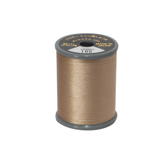 Brother satin-finish broderitråd – 165 Lys Beige