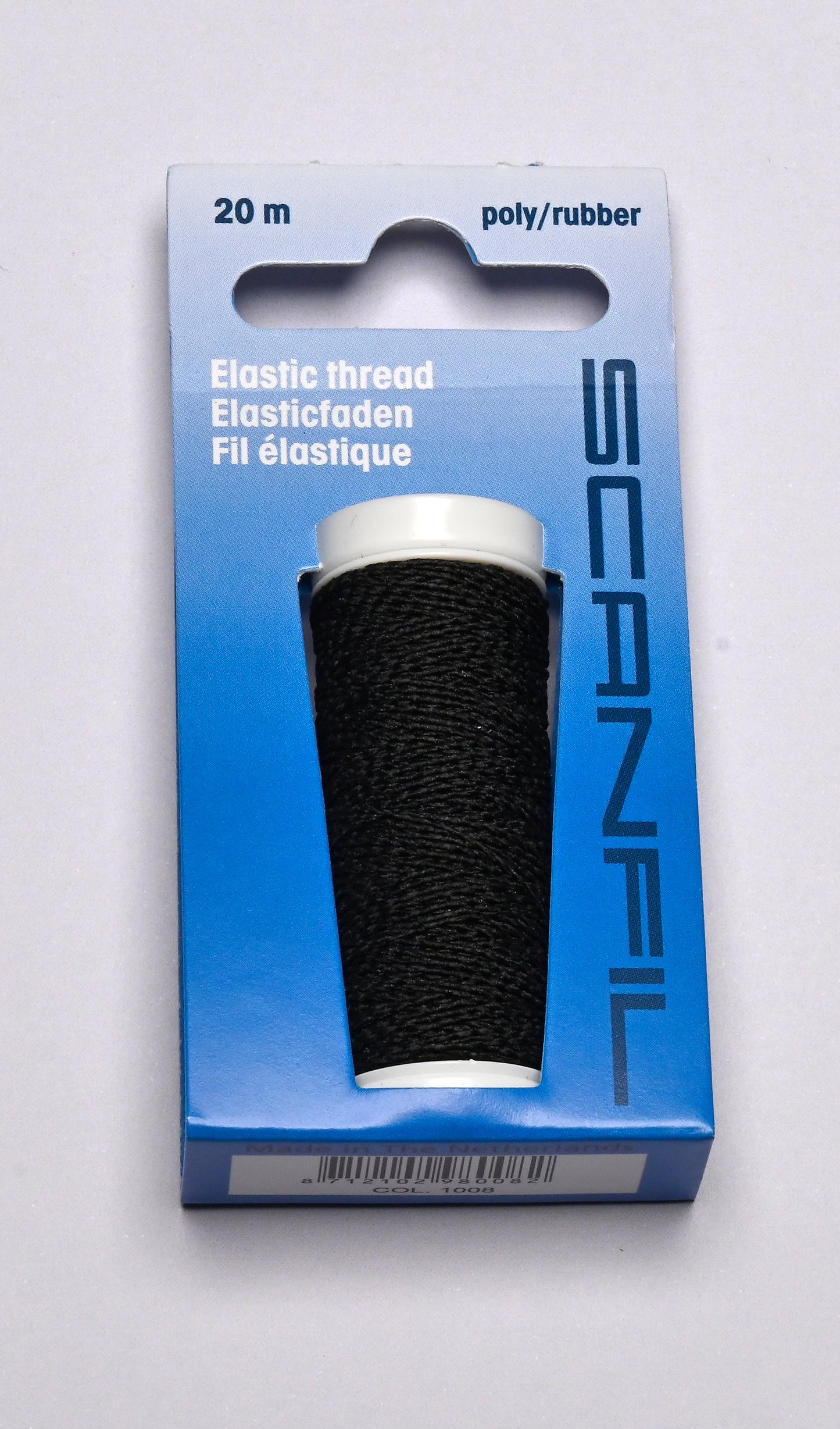 Prym svart elastisk tråd 0,5 mm