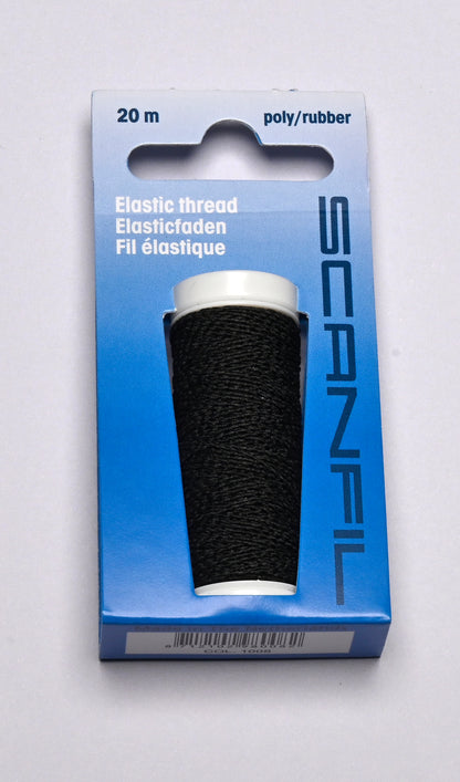 Prym svart elastisk tråd 0,5 mm