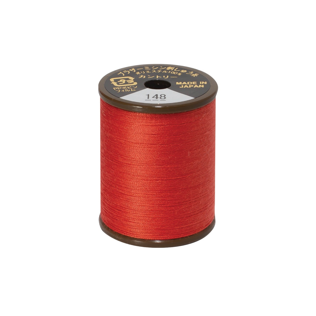 Brother mat-finish broderitråd - 148 Postkasserød