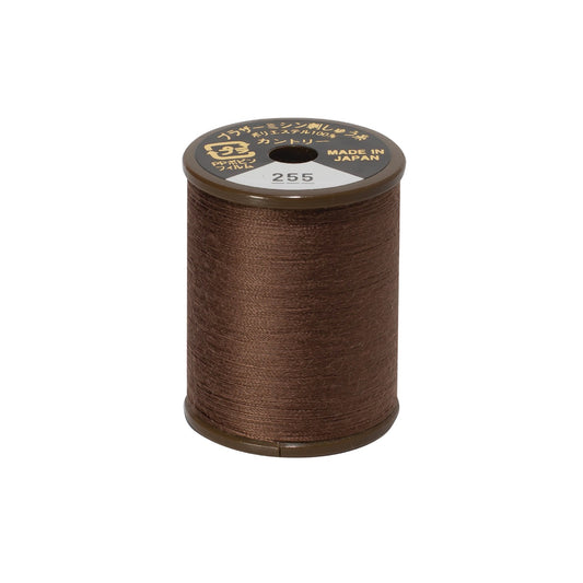 Brother mat-finish broderitråd - 255 Chokolade