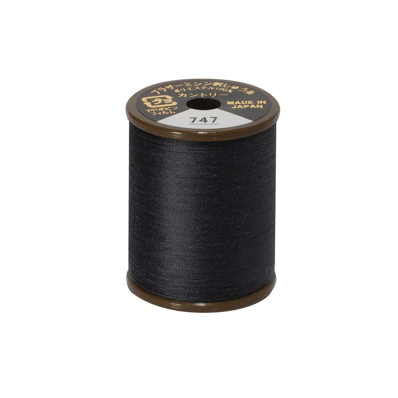 Brother mat-finish broderitråd - 747 Mørkegrå