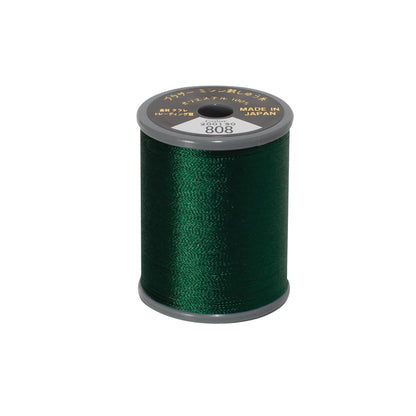 Brother satin-finish broderitråd – 808 Mørkegrøn