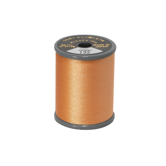 Brother satin-finish broderitråd – 132 Fersken