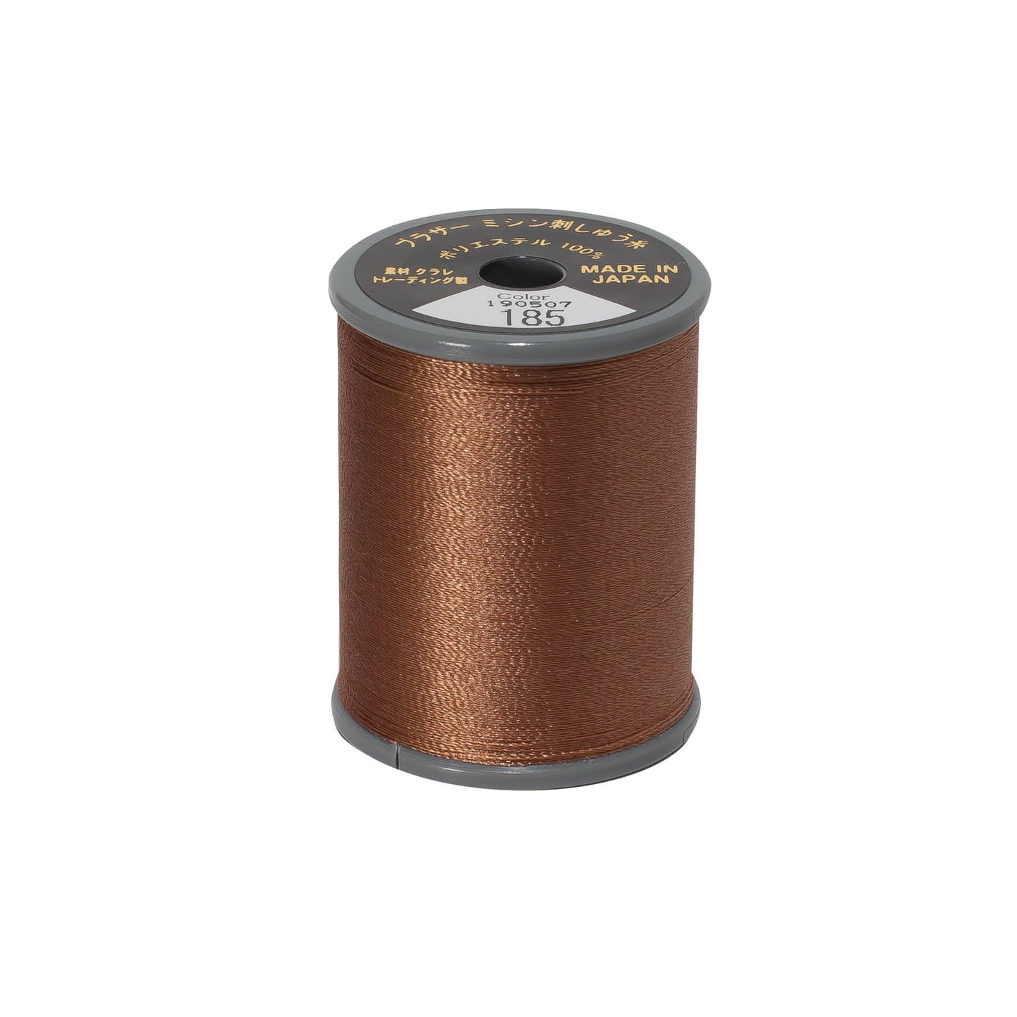 Brother satin-finish broderitråd – 185 Lys Kokus