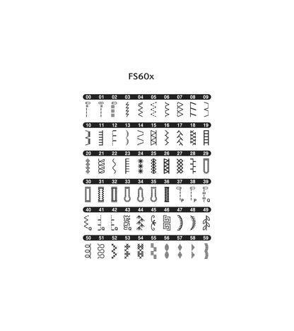Brother FS60x  | Elektronisk symaskin